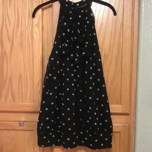 Lane Bryant Black & Grey polka dot tank 14/16